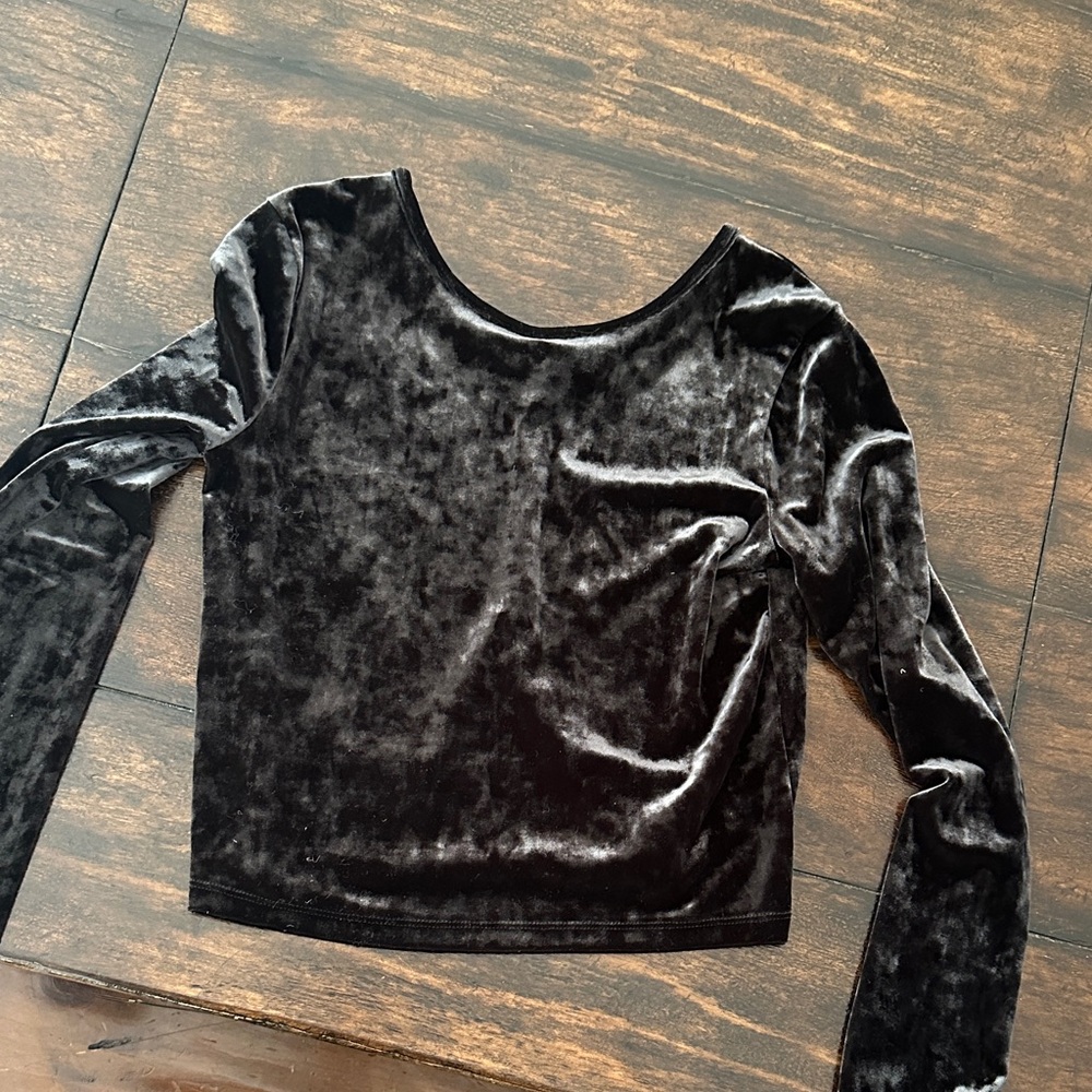 Gap Kids fitted velour shirt